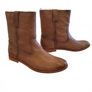 Frye Anna Leather Boots, Size 11, New w-box